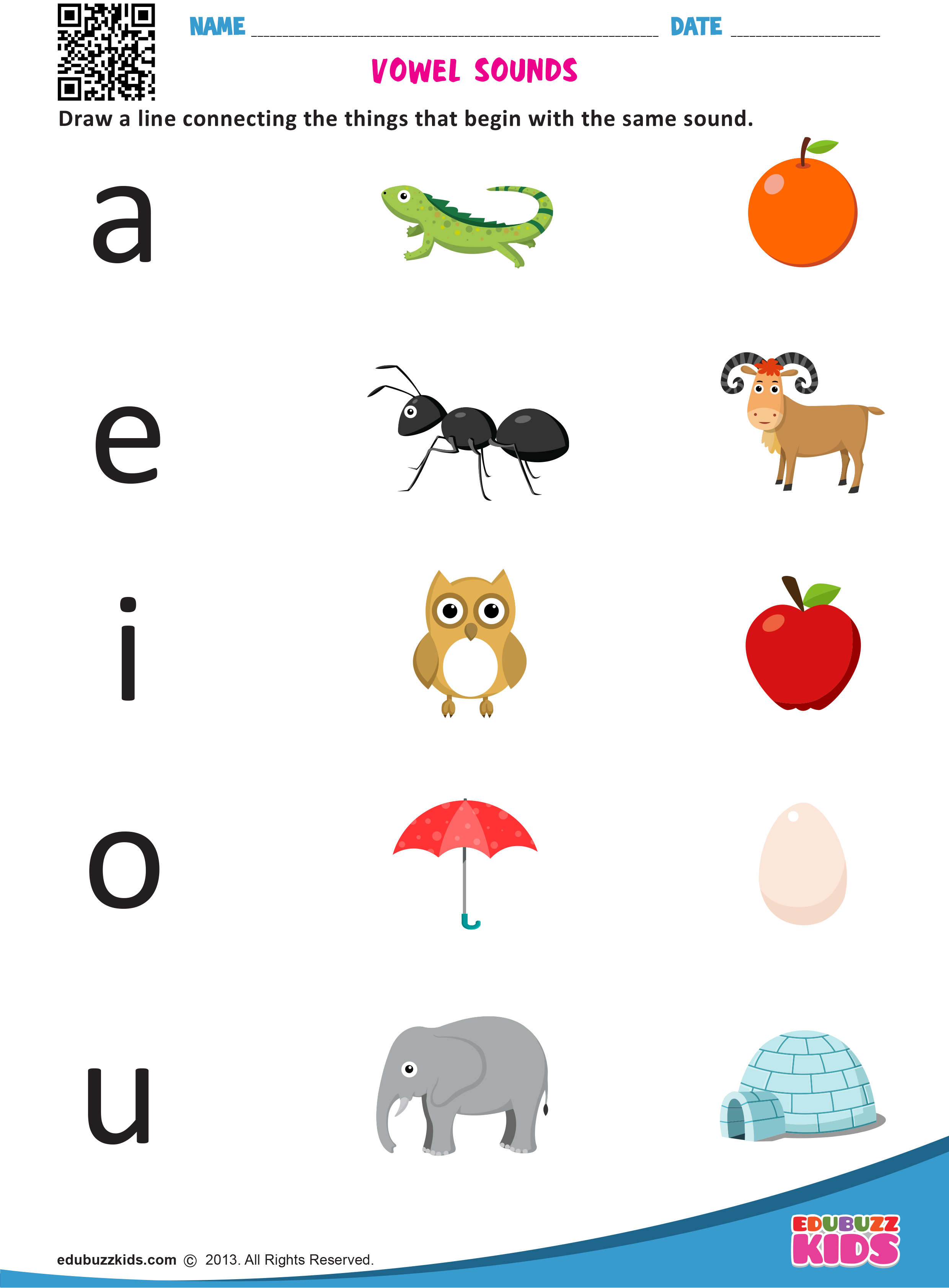 20 Worksheets For Kindergarten Vowels Free