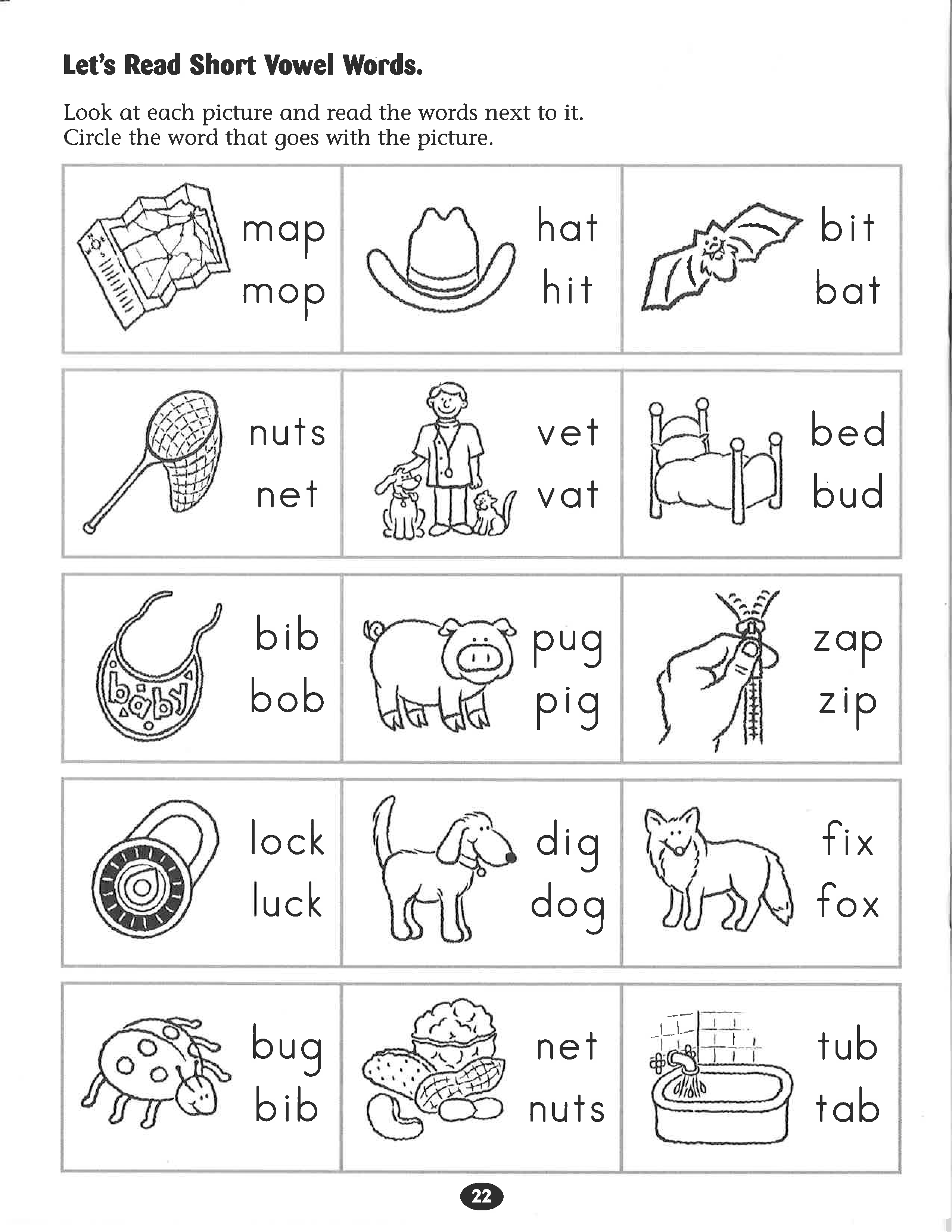 20 Worksheets For Kindergarten Vowels Free