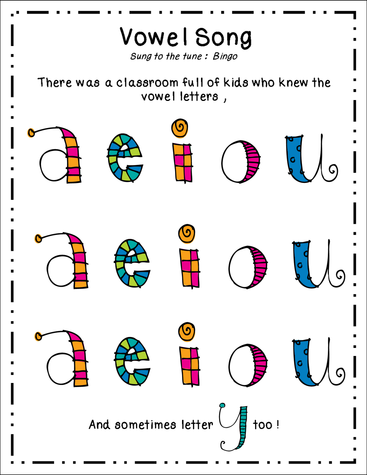 20 Worksheets For Kindergarten Vowels Pdf