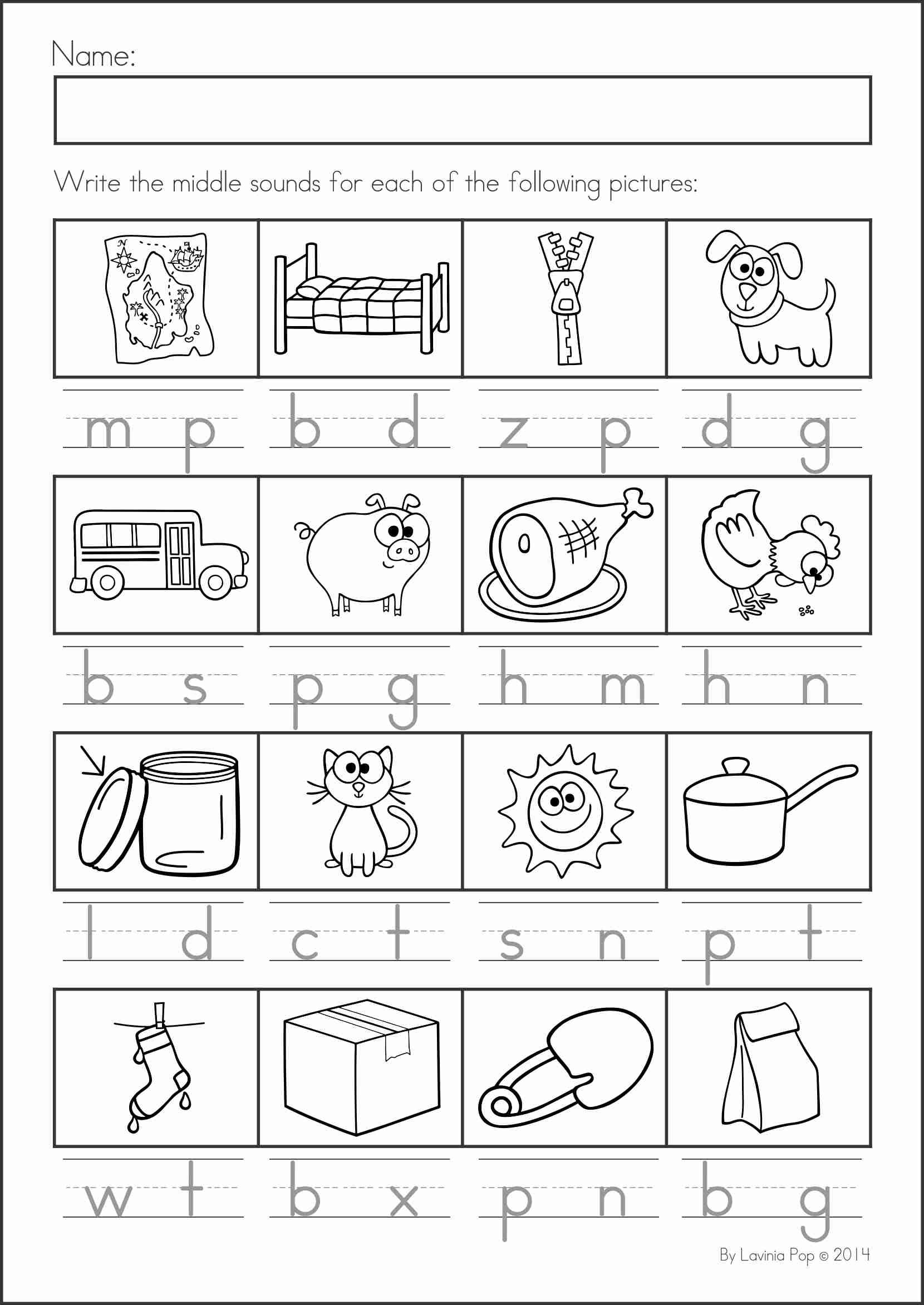 20 Worksheets For Kindergarten Vowels Pdf