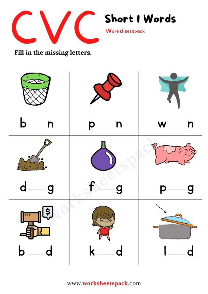 20 Worksheets For Kindergarten Vowels Pdf