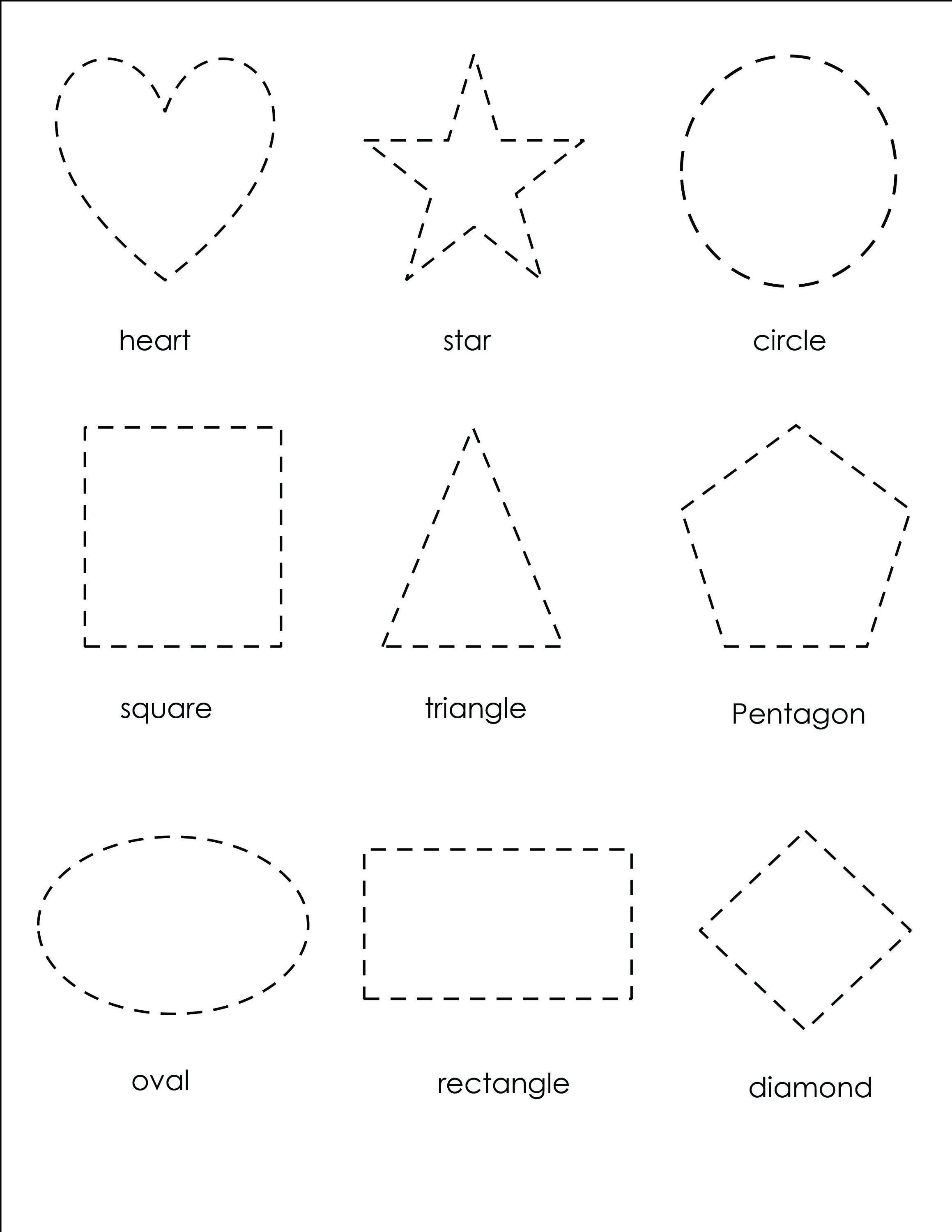 20 Worksheets Of Shapes For Kindergarten Pdf