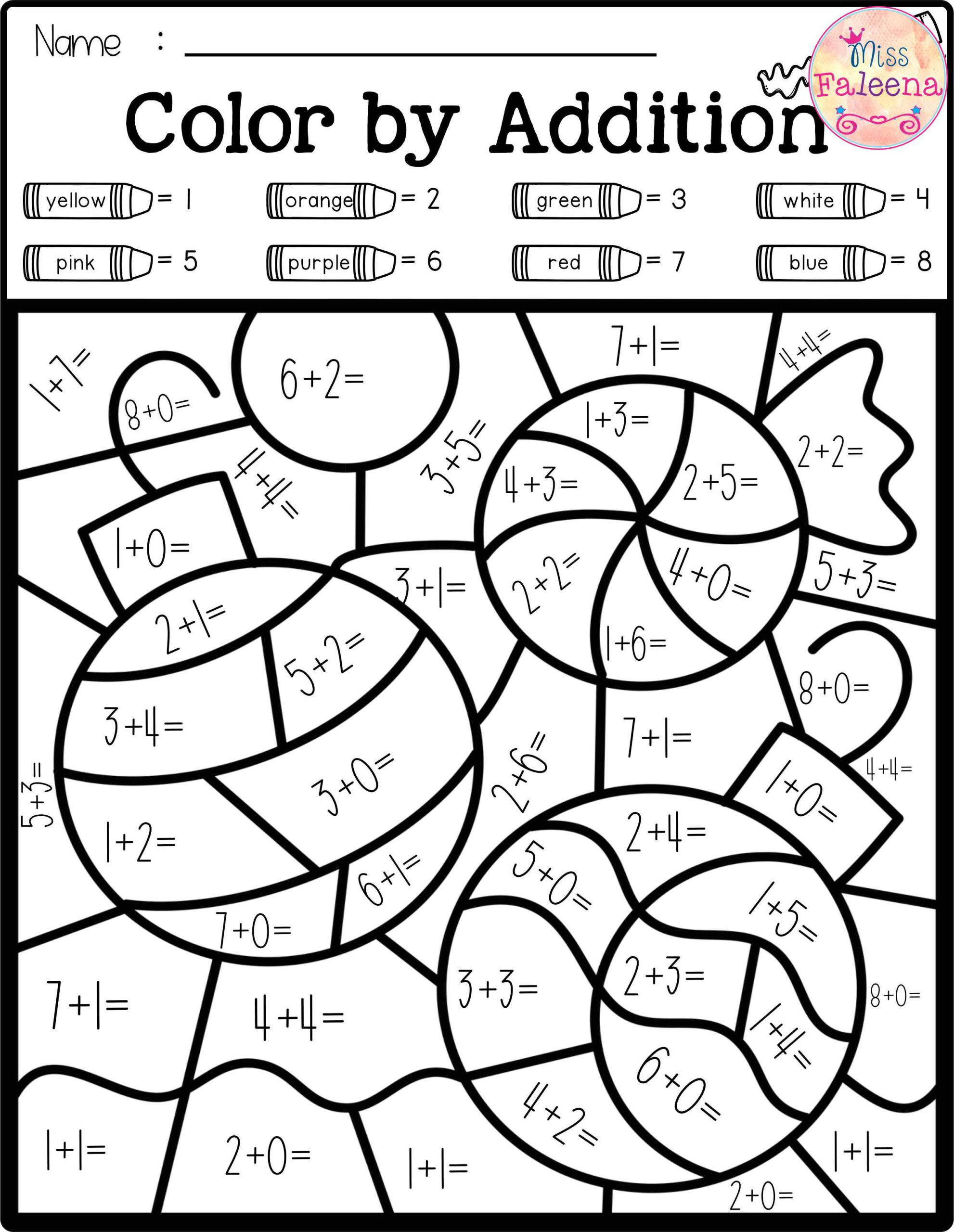 21 Addition For 2Nd Grade Worksheets