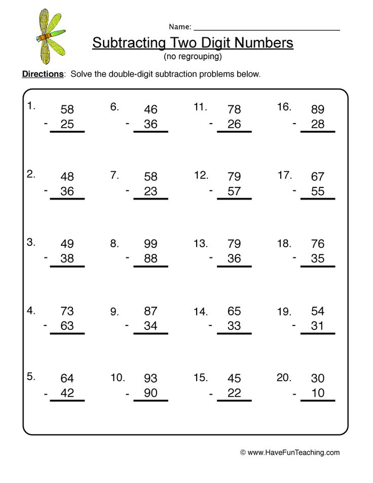 21 Addition Without Regrouping Worksheets For Grade 1