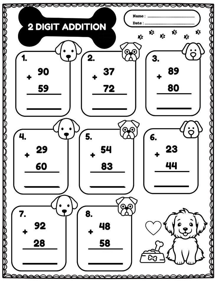 21 Addition Without Regrouping Worksheets For Grade 1