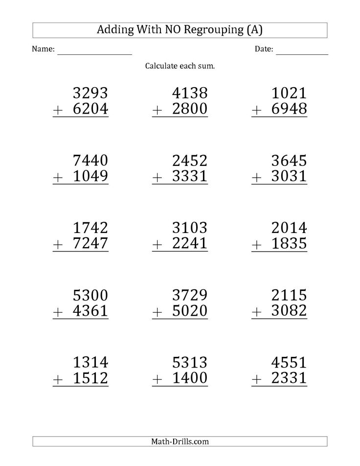 21 Addition Without Regrouping Worksheets For Grade 1