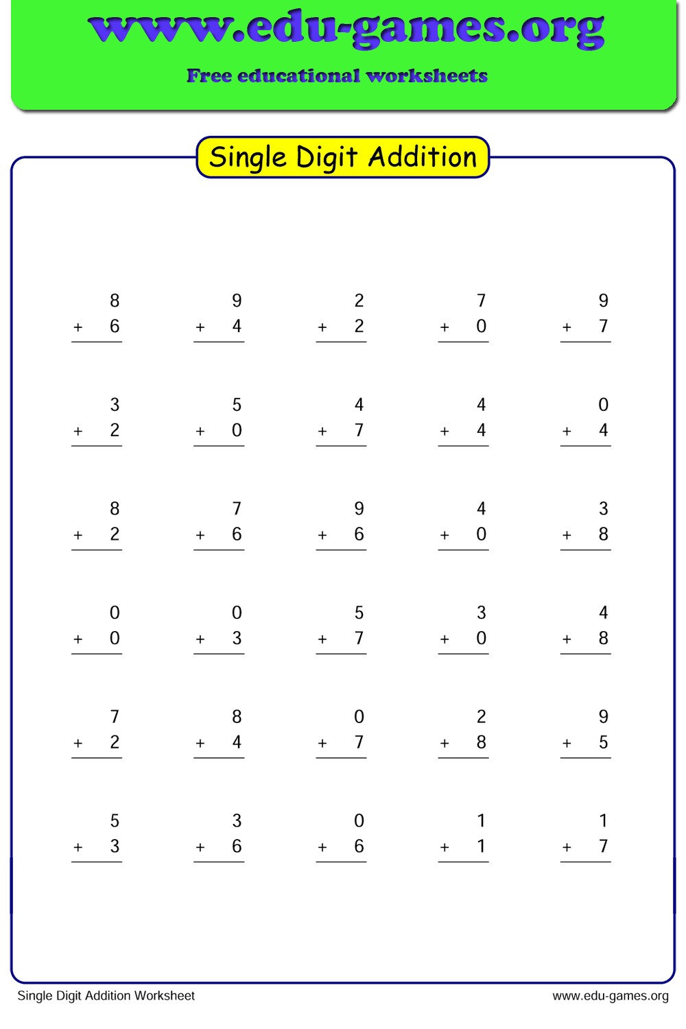 21 Addition Worksheets Grade 1 Three Digit