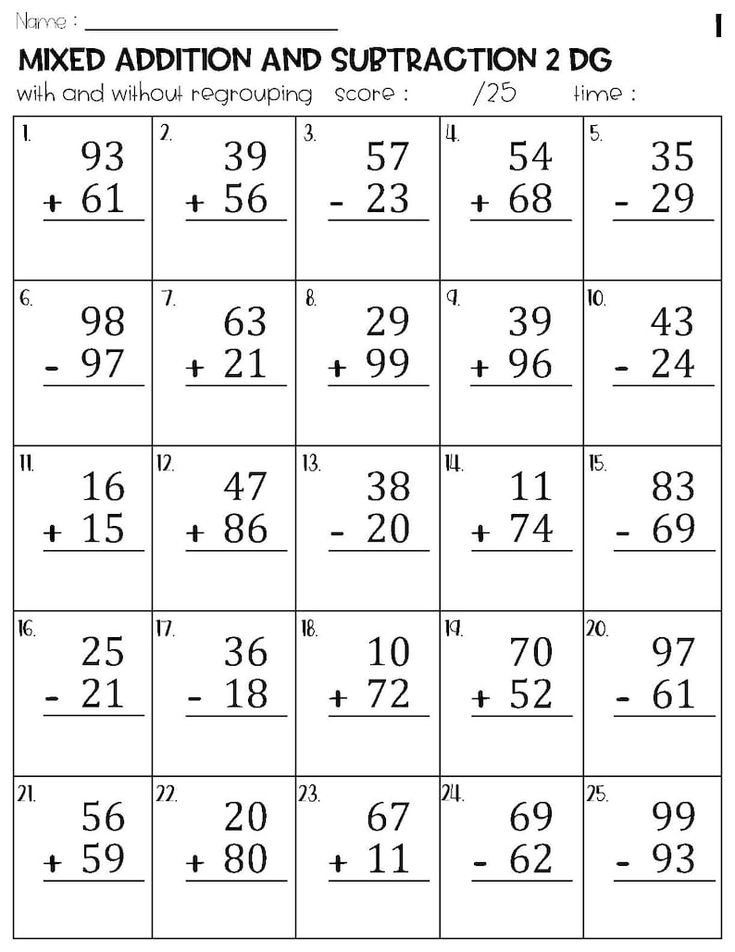 21 Addition Worksheets Grade 1 Three Digit