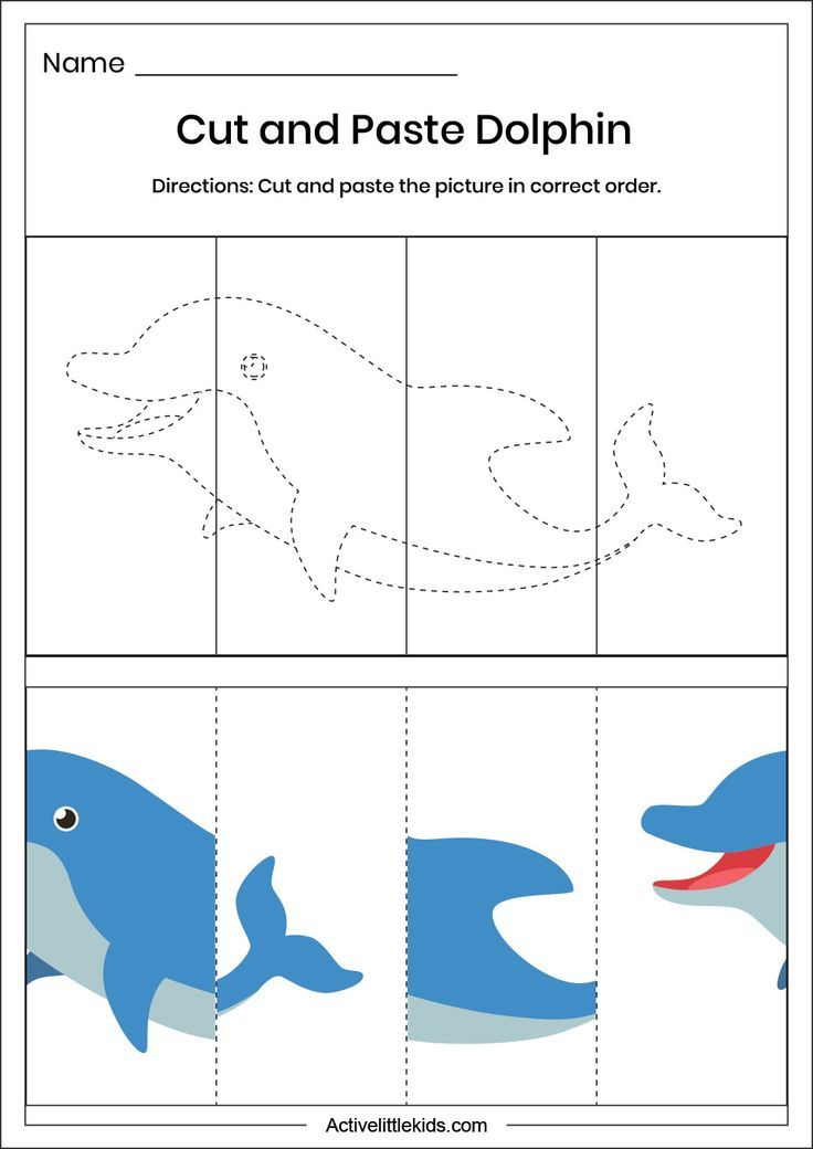 21 Cut And Paste Worksheets Pizza