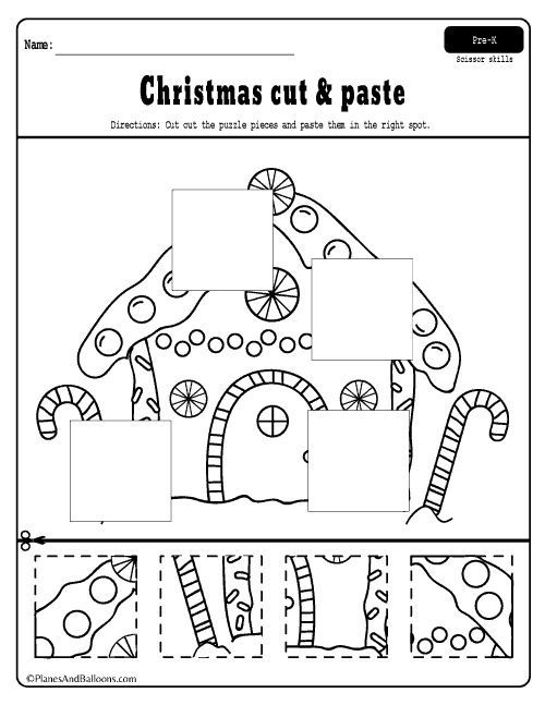 21 Cut And Paste Worksheets Preschool Free