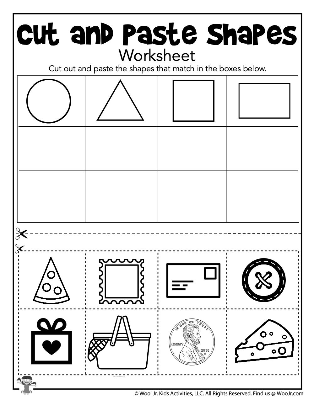 21 Cut And Paste Worksheets Preschool Free