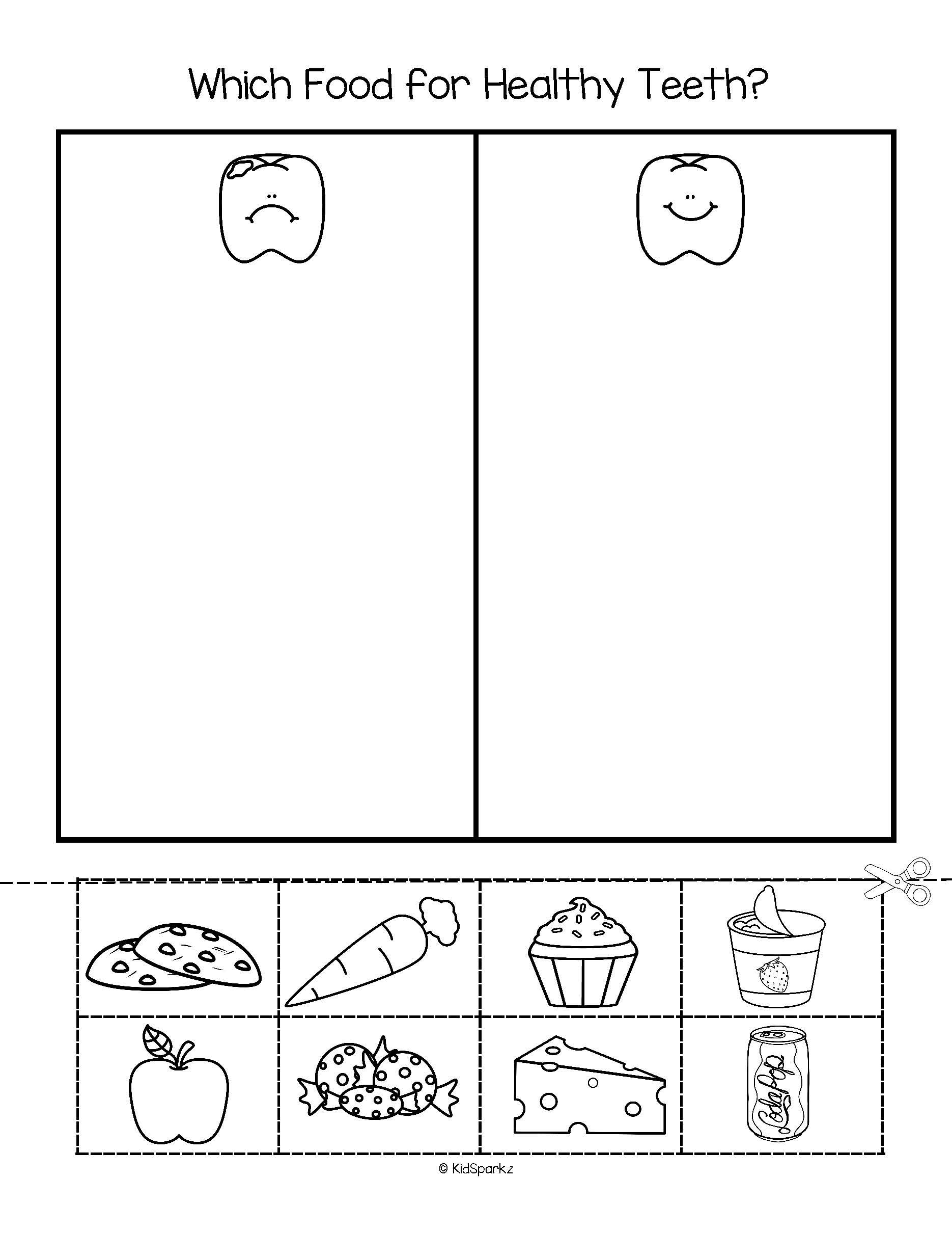 21 Healthy Food Worksheets Kindergarten