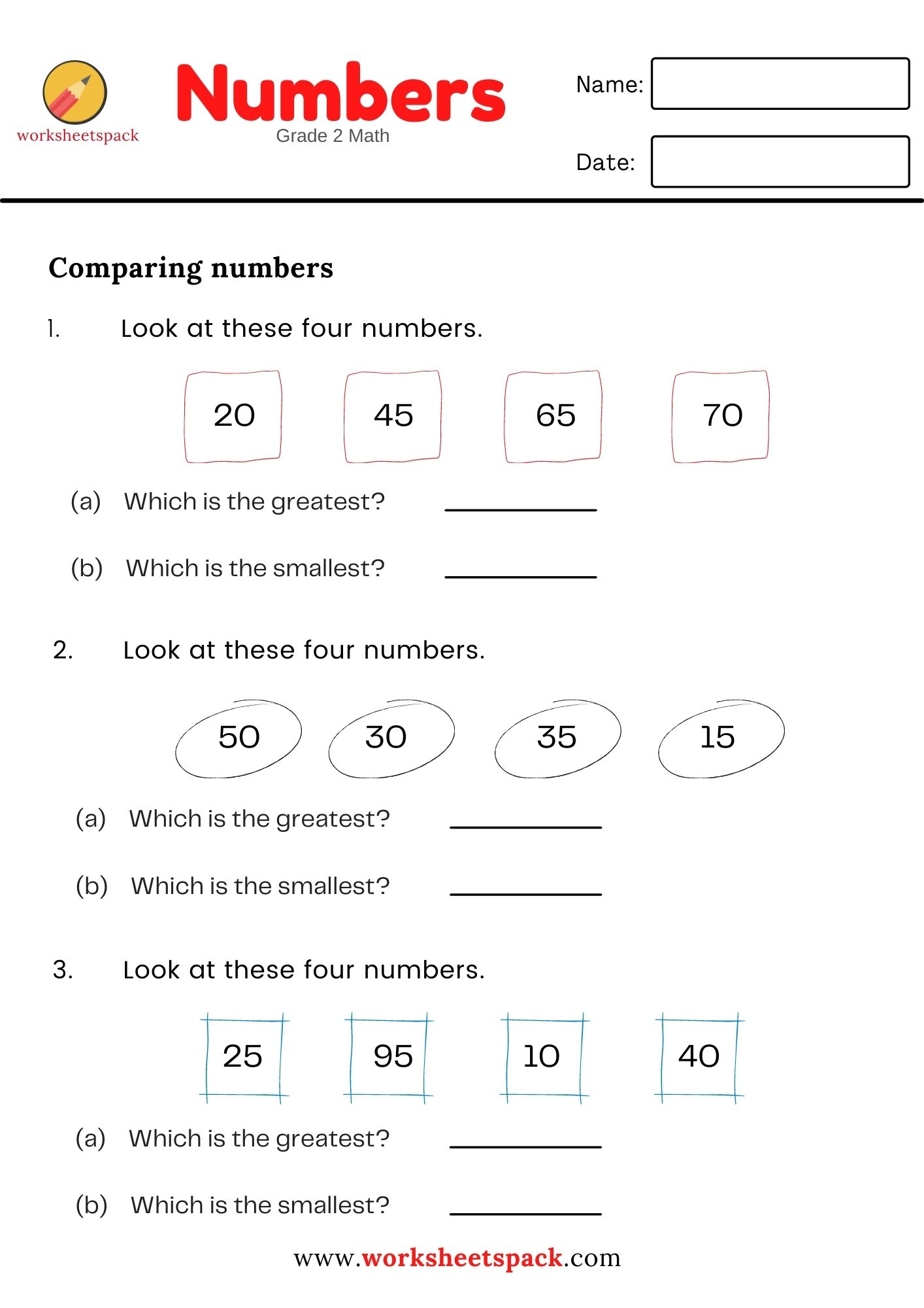 21 Kids Math Worksheets Grade 2