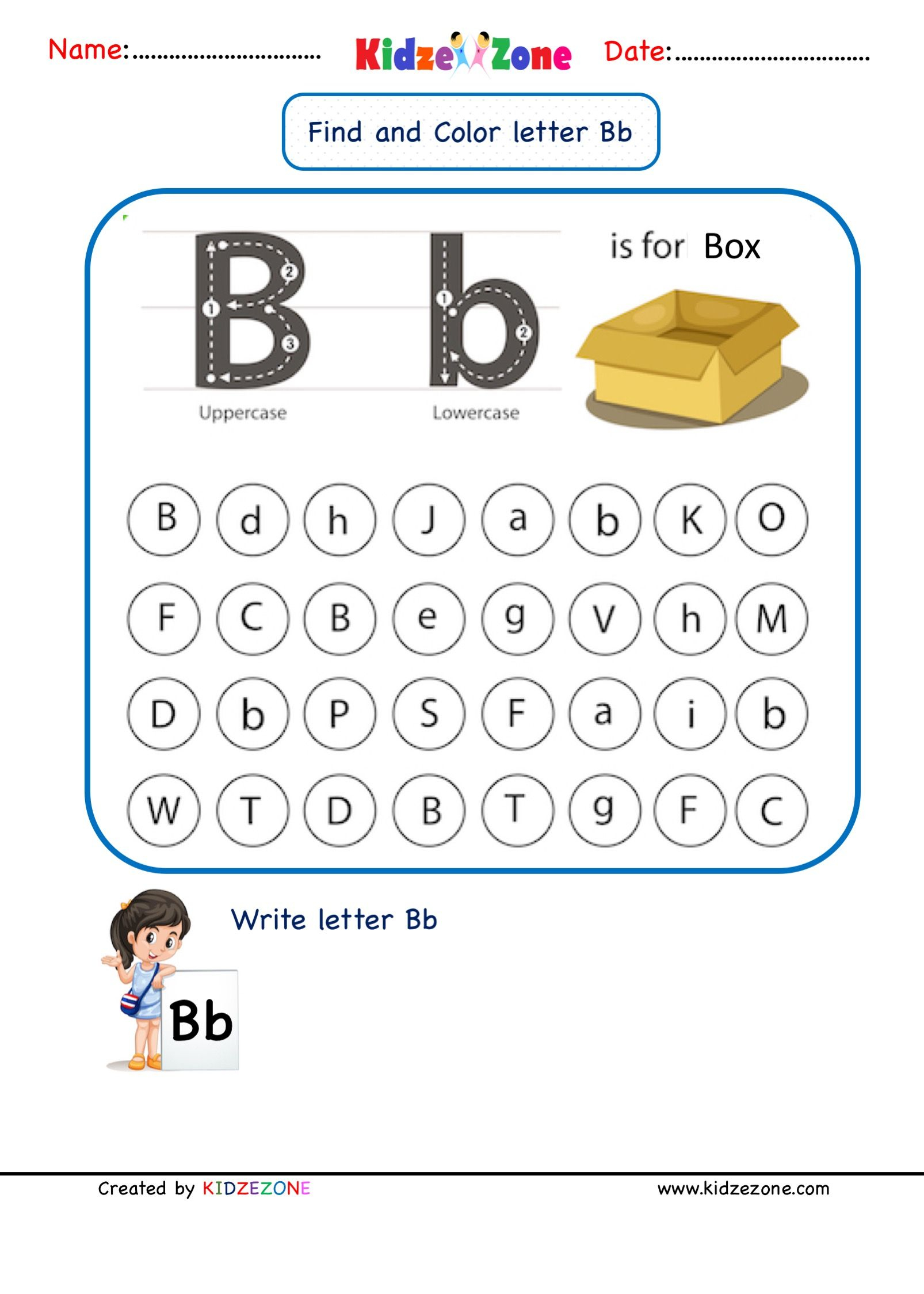 21 Kindergarten Worksheets Color By Letter