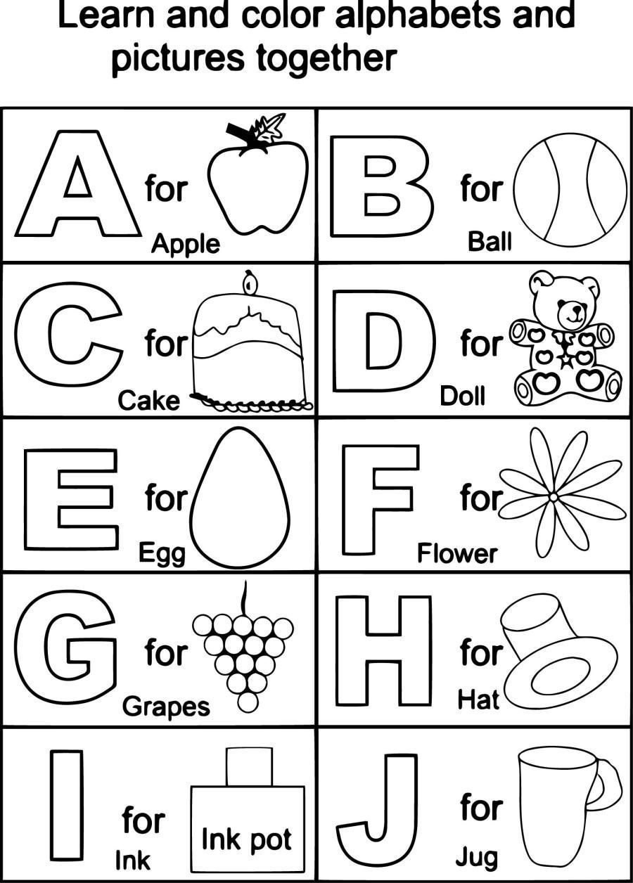 21 Kindergarten Worksheets Color By Letter