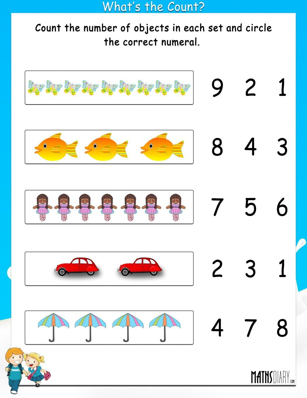 21 Math Grade 1 Worksheets Free Printable Kindergarten