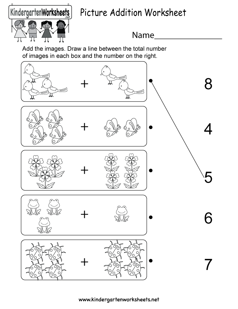 21 Math Worksheets For Kindergarten 1-20