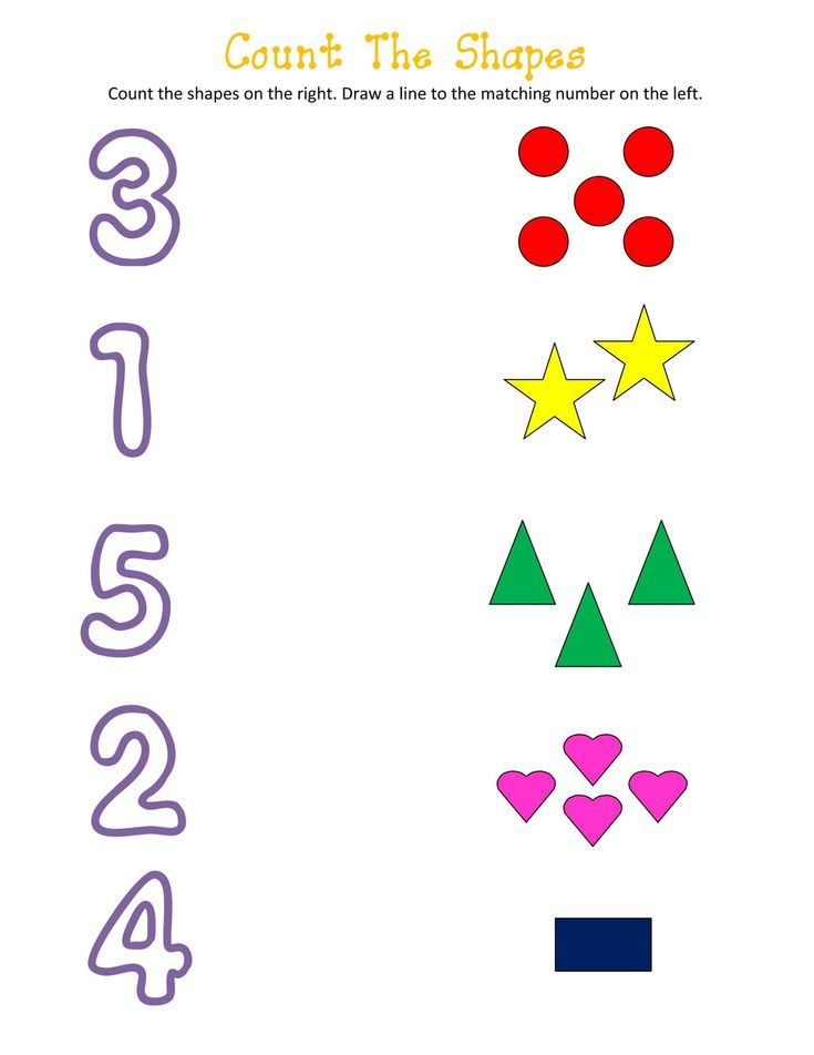 21 Number Matching Worksheets For Kindergarten