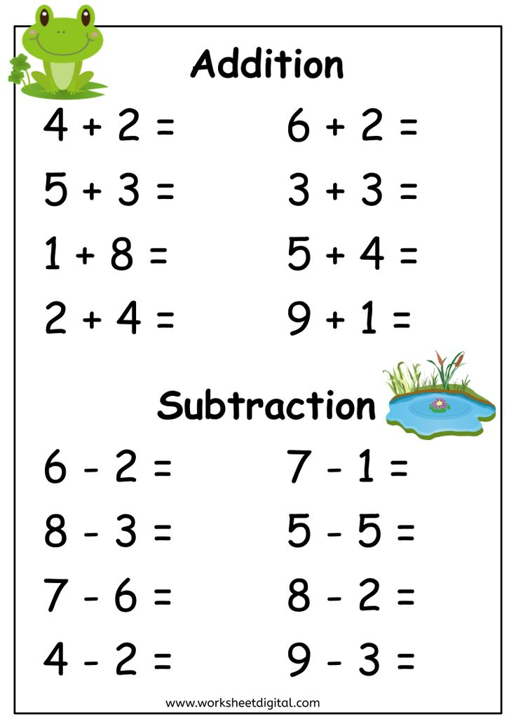 21 Subtraction Worksheets For Kindergarten 2