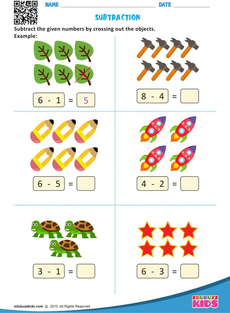 21 Subtraction Worksheets For Kindergarten 2