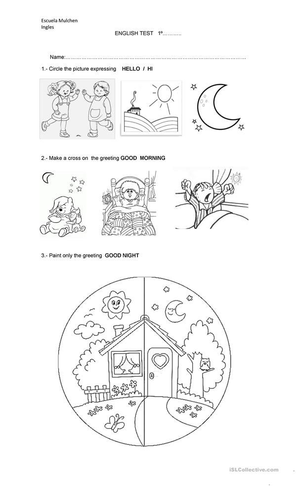 21 Worksheets For Kindergarten Day And Night