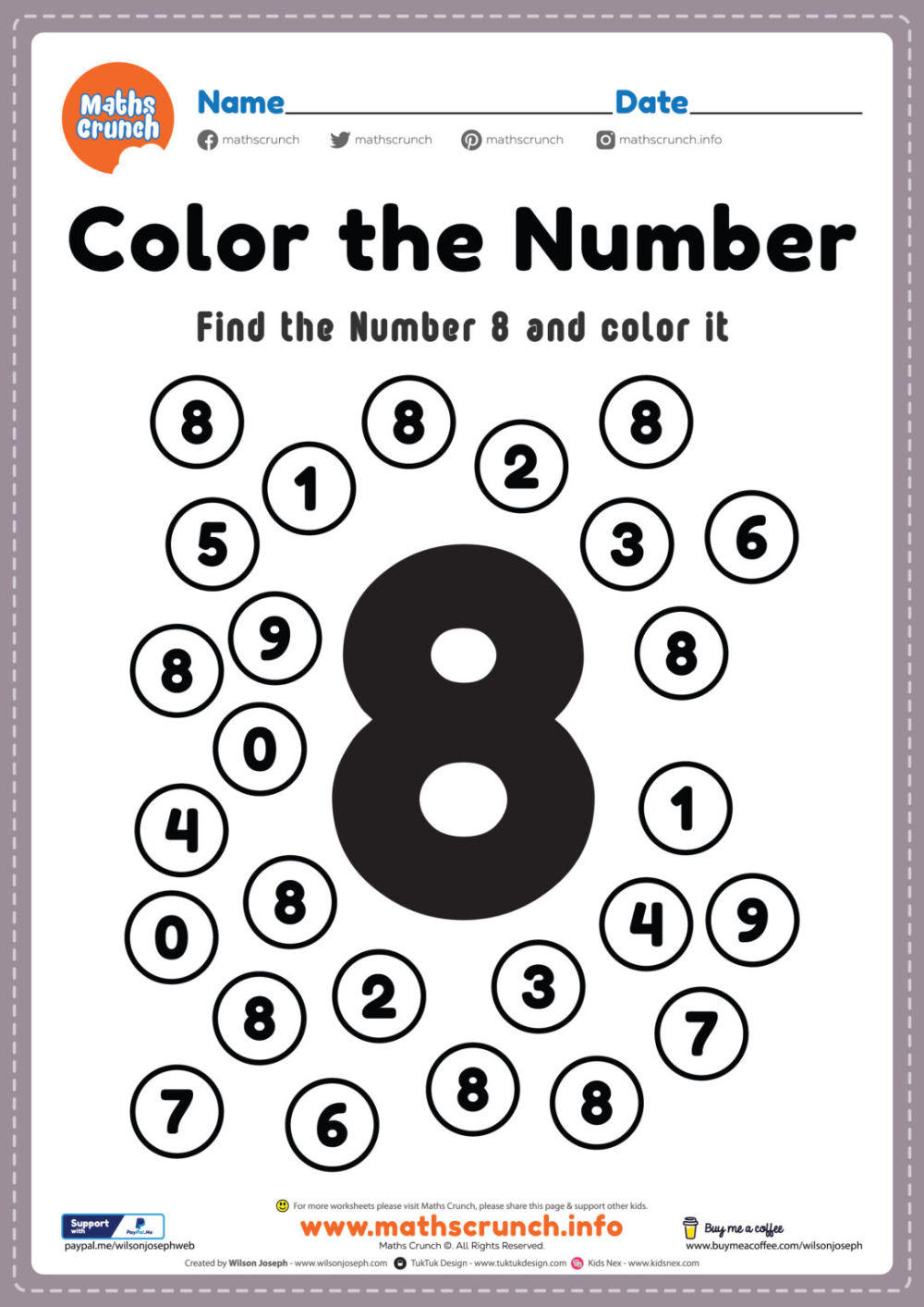 21 Worksheets For Kindergarten Number 9