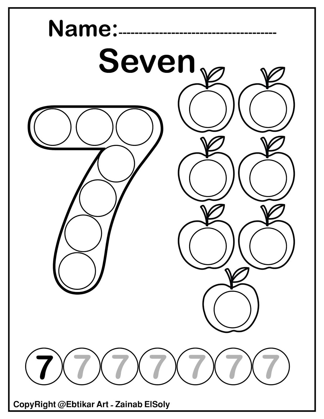 21 Worksheets For Kindergarten Number 9