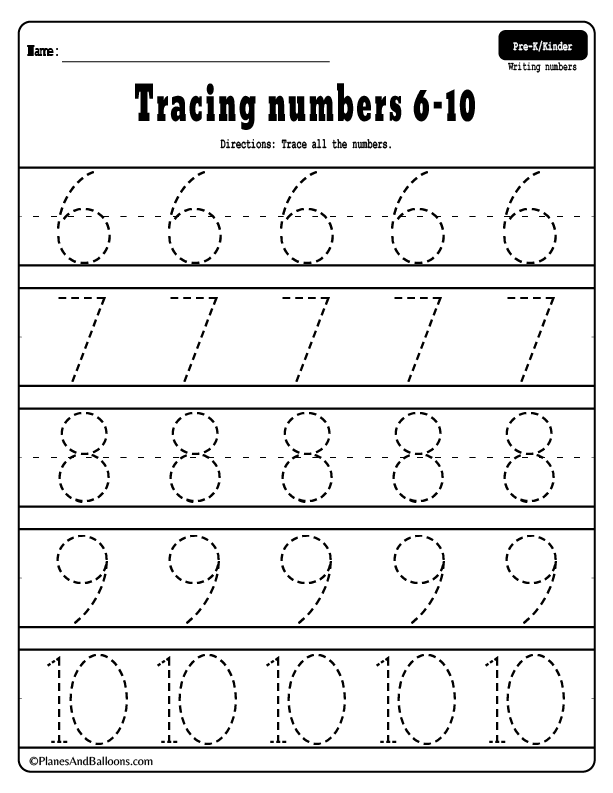 21 Worksheets For Kindergarten Number 9