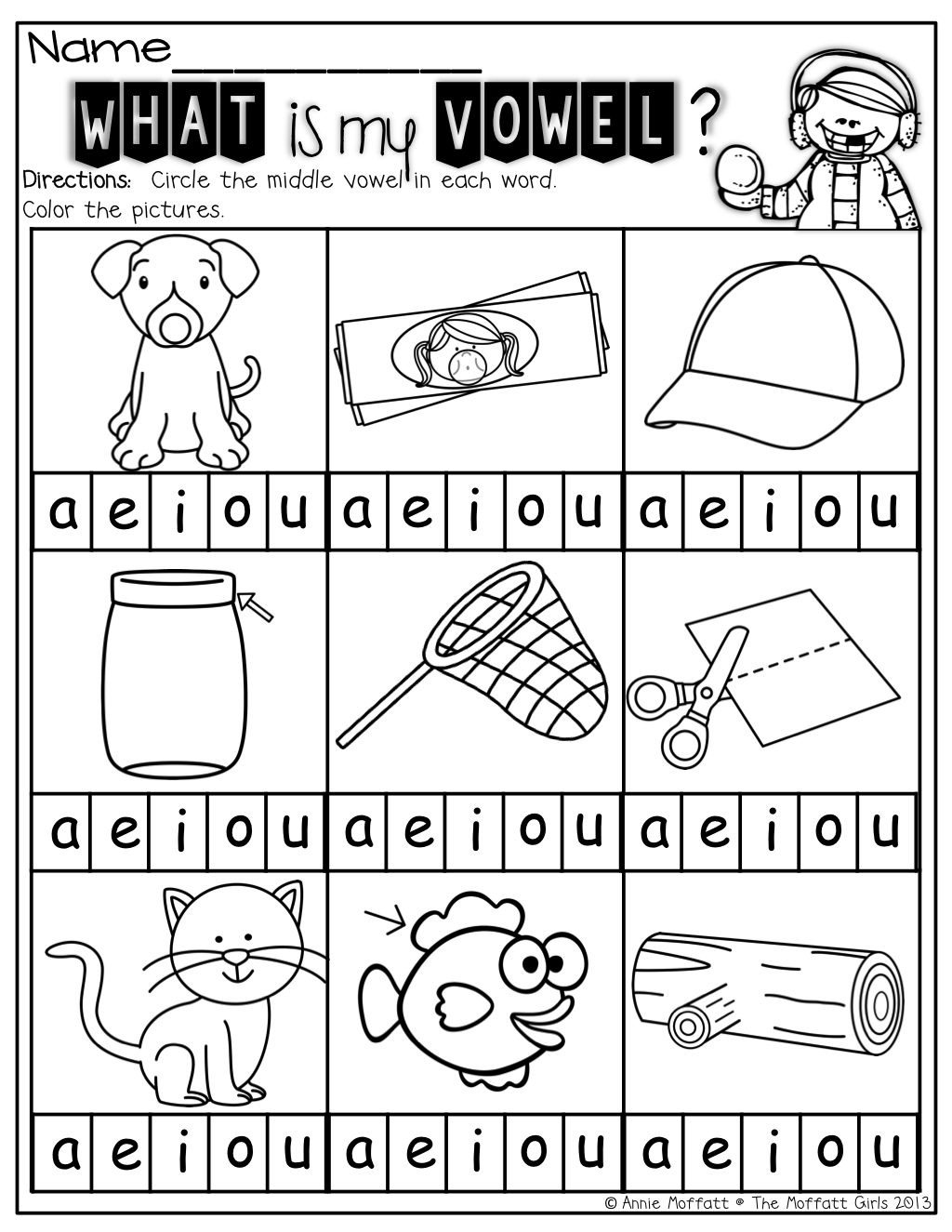 21 Worksheets For Kindergarten Vowels