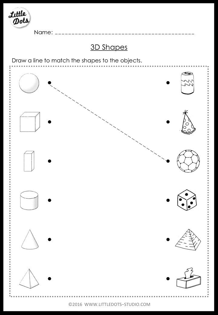 21 Worksheets Of Shapes For Kindergarten