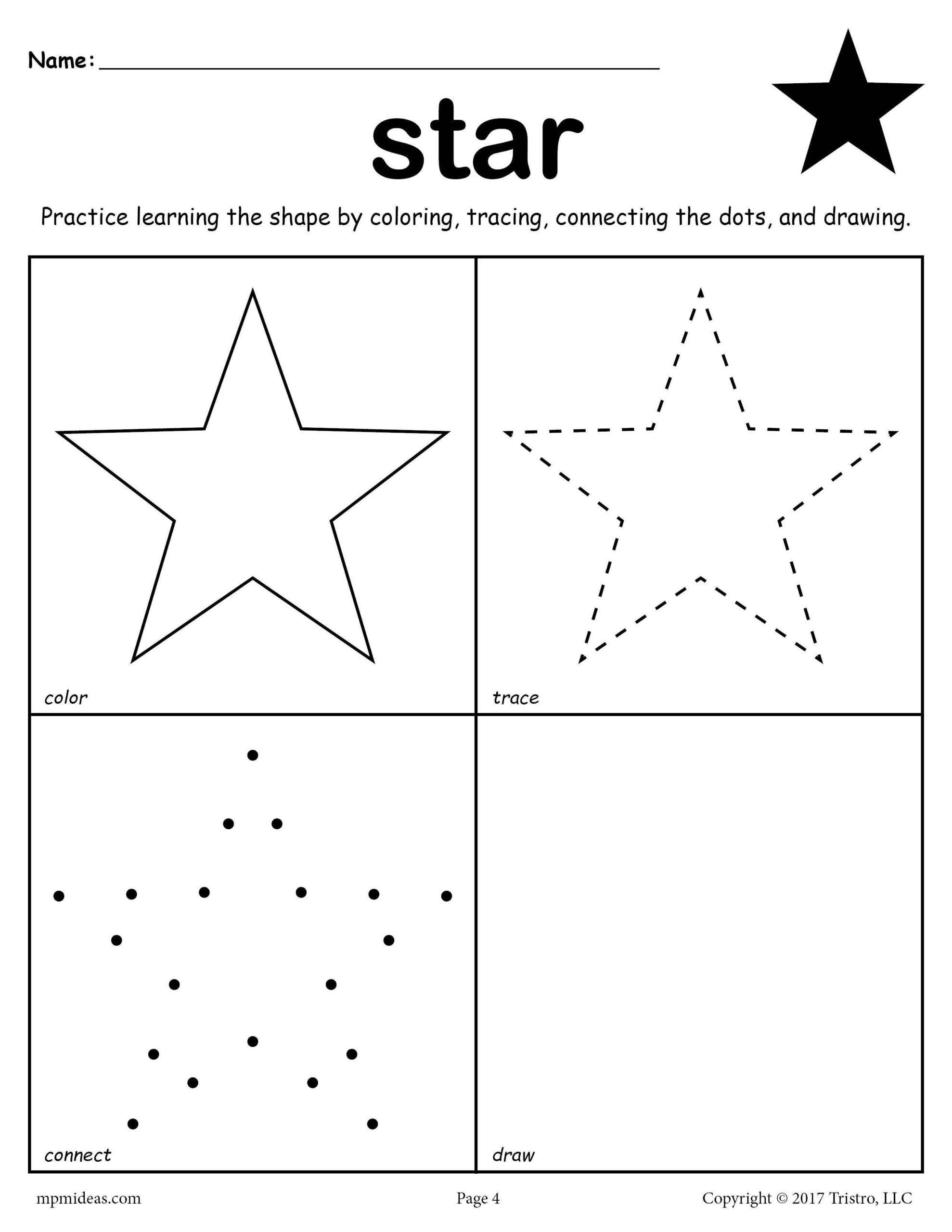 21 Worksheets Of Shapes For Kindergarten