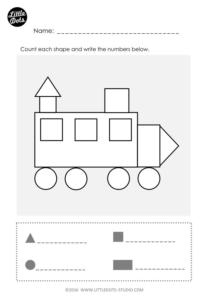 21 Worksheets Of Shapes For Kindergarten