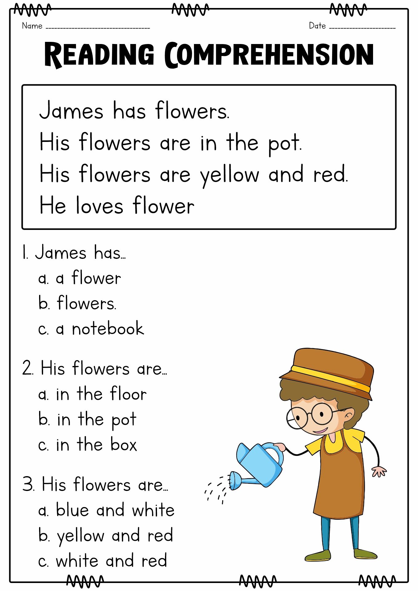 14 Free Printable English Worksheets