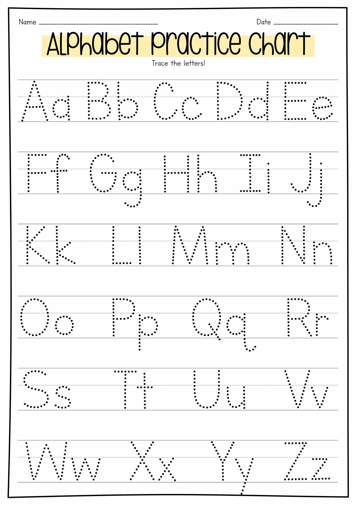 16 Writing Practice Worksheets For Preschool