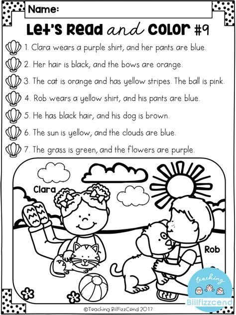 1st Grade Reading Worksheets - Best Coloring Pages For Kids DA6