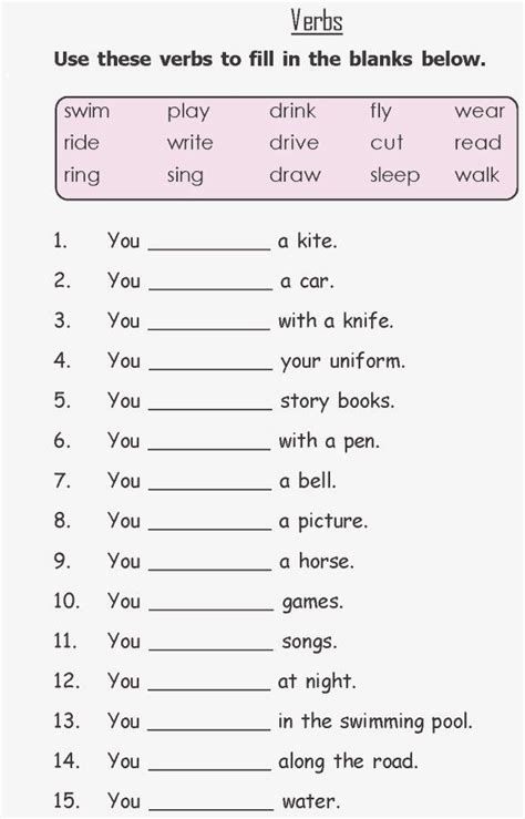 2nd Grade English Worksheets Best Coloring Pages For