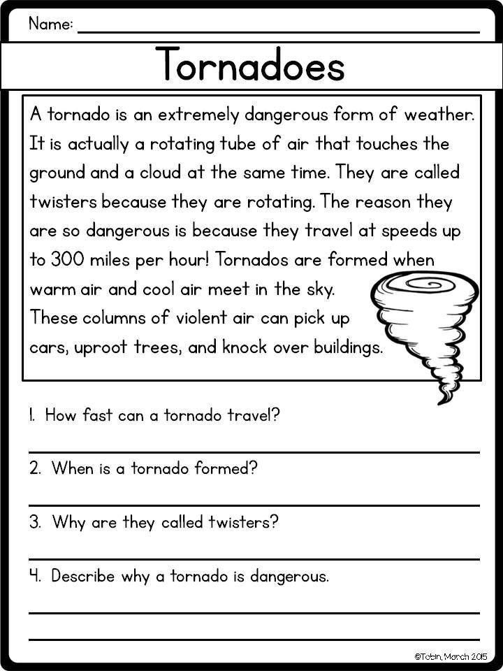 2nd Grade Reading Comprehension