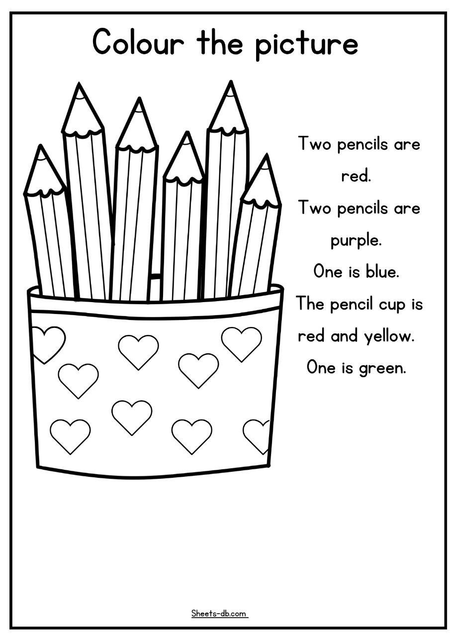 Coloring worksheet