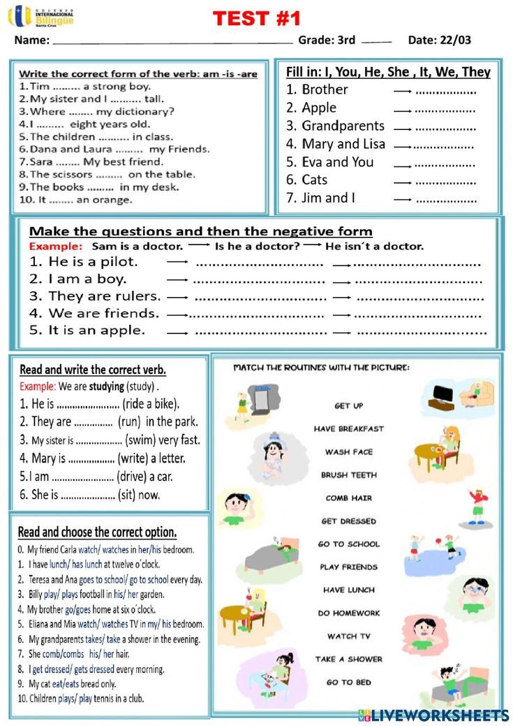 english grammar worksheets