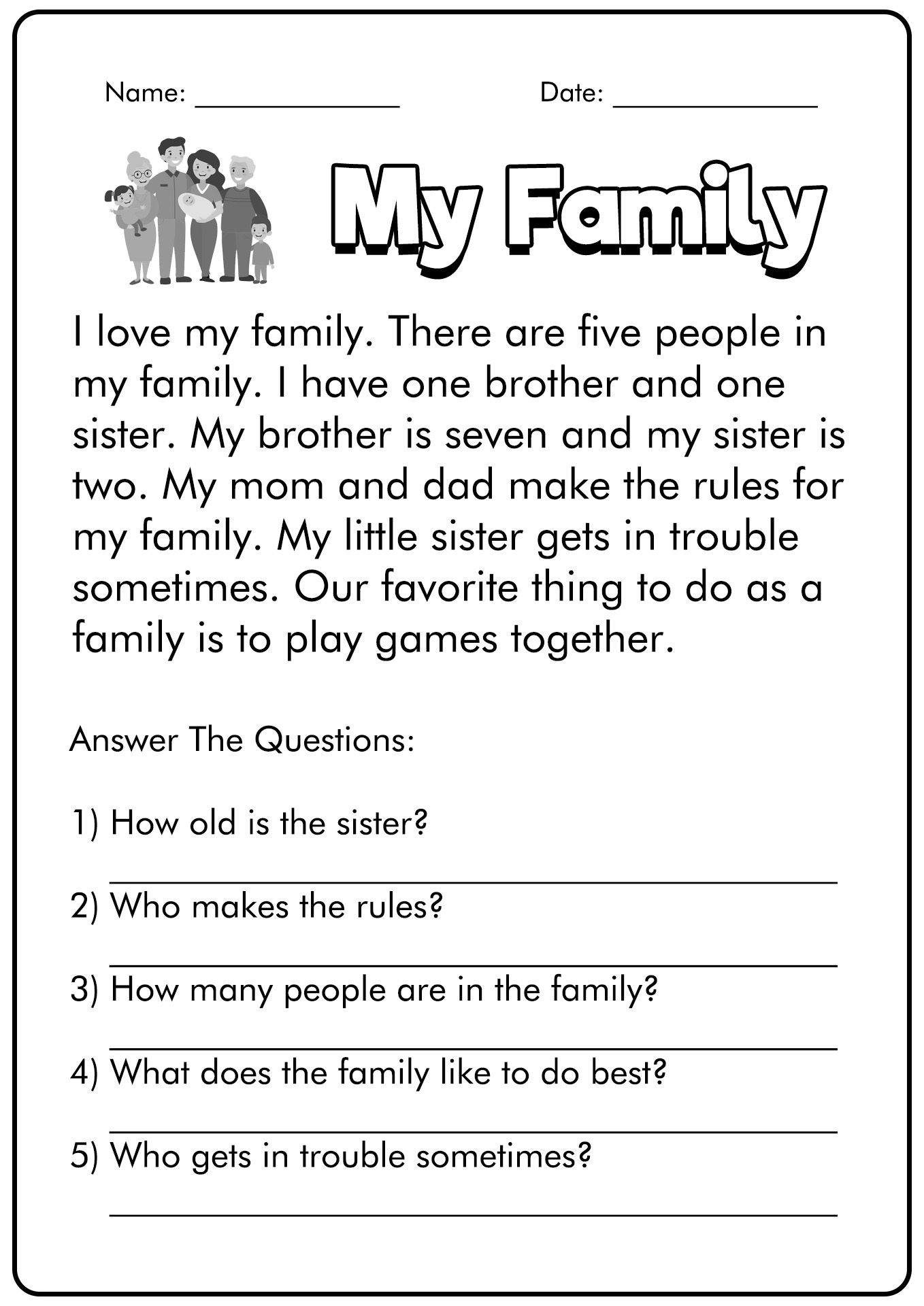 Grade 3 english worksheets activities