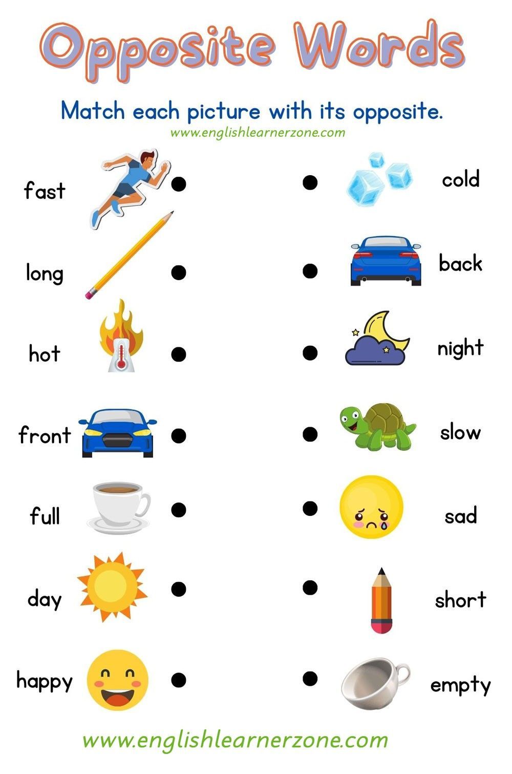 Opposite Words Worksheet